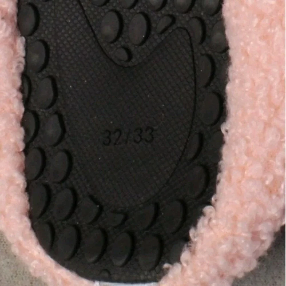 Toddler Girls Anluke Foldable Slippers For Easy Travel Pink Fits Size US 12/13